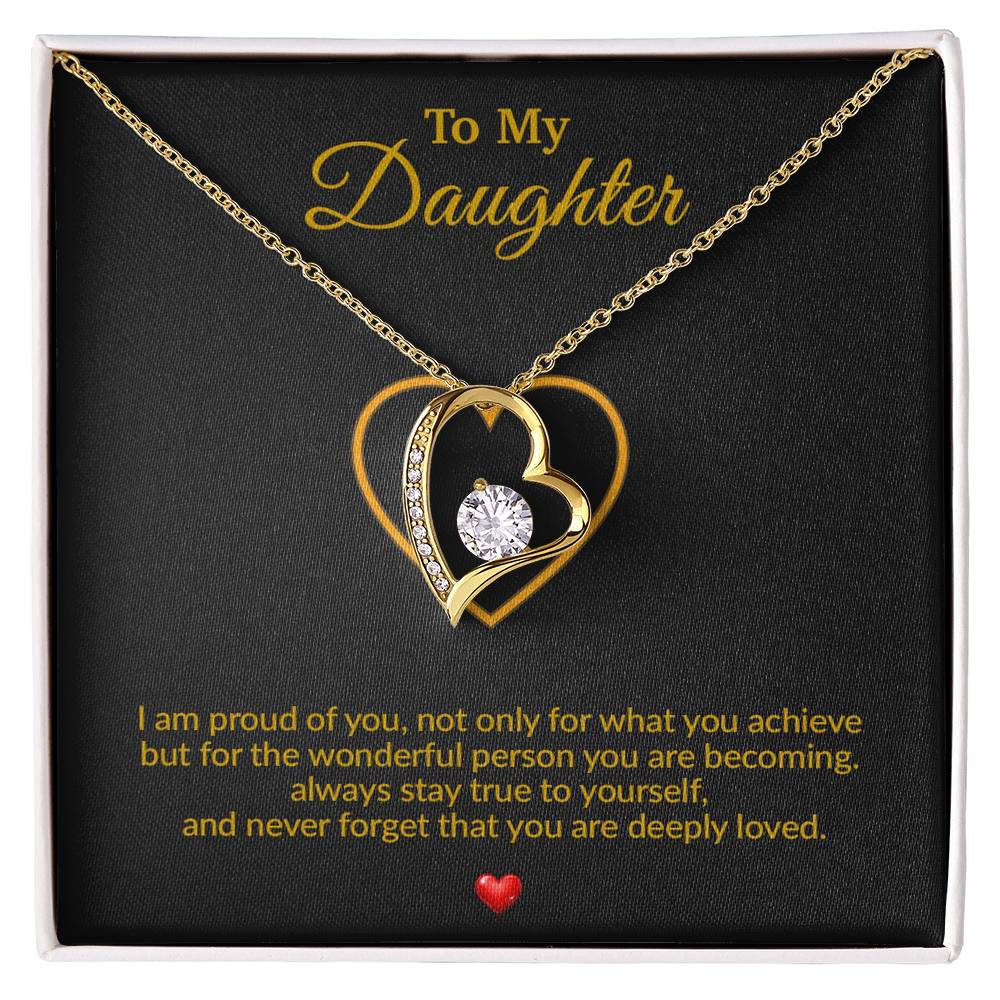 To My Daughter Necklace, Gift for Daughter from Dad, Father Daughter Necklace