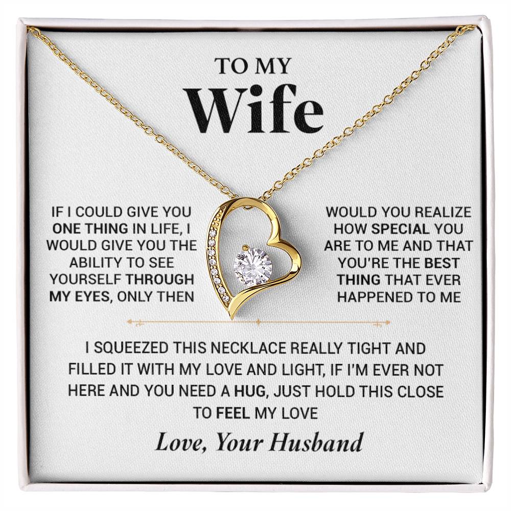 To My Wife Necklace, Christmas Gift For Wife, Christmas Gifts For Her, Wife Gift_NEW