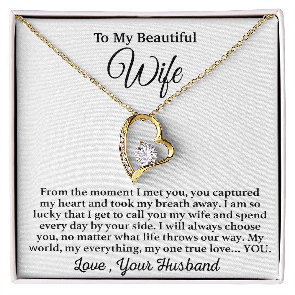 To My Wife Necklace, Gift From Husband, Anniversary Jewelry Gifts Wife 3_4