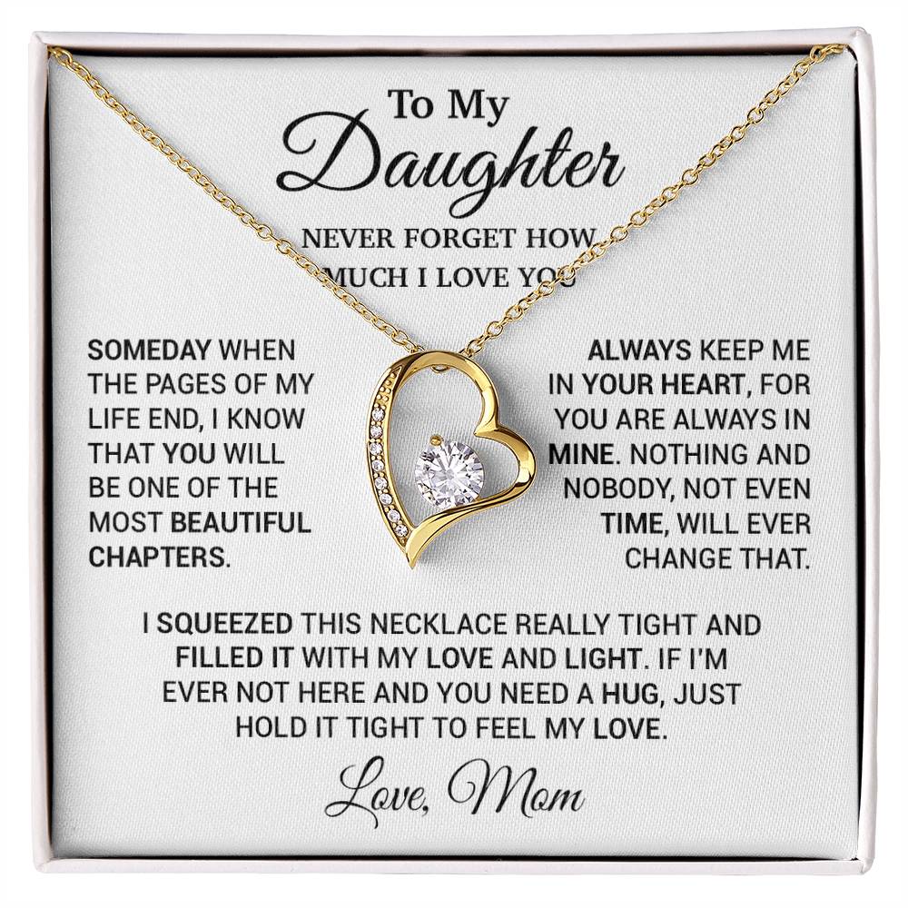 To My Daughter Necklace, Daughter Mother Necklace, Daughter Gift From Mom 23_10