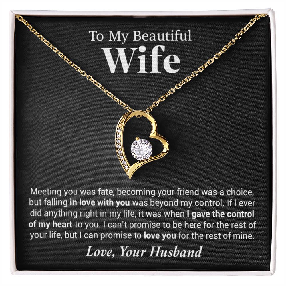 To My Wife Necklace, Christmas Gifts For Her, Wife Gift, Christmas Gift For Wife