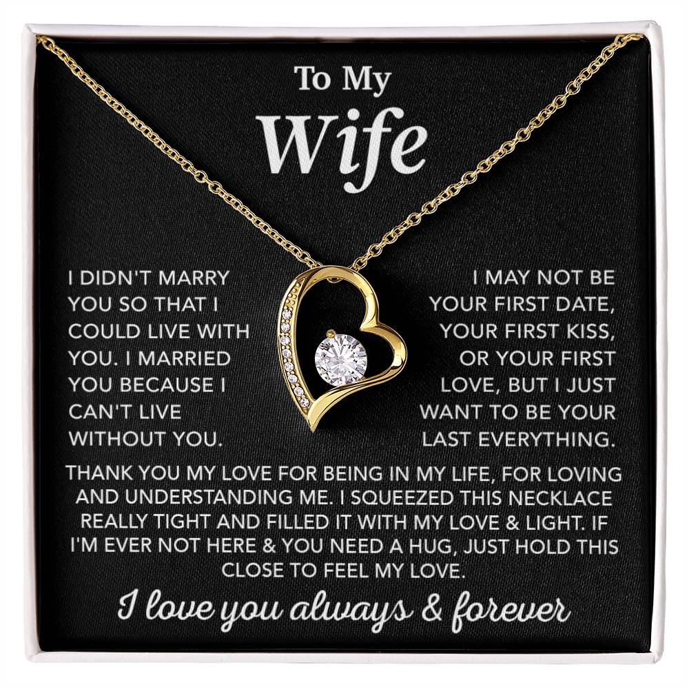 To My Wife Necklace, Gift For Wife, Anniversary Gift, Wife Birthday Gift For Her 2_1