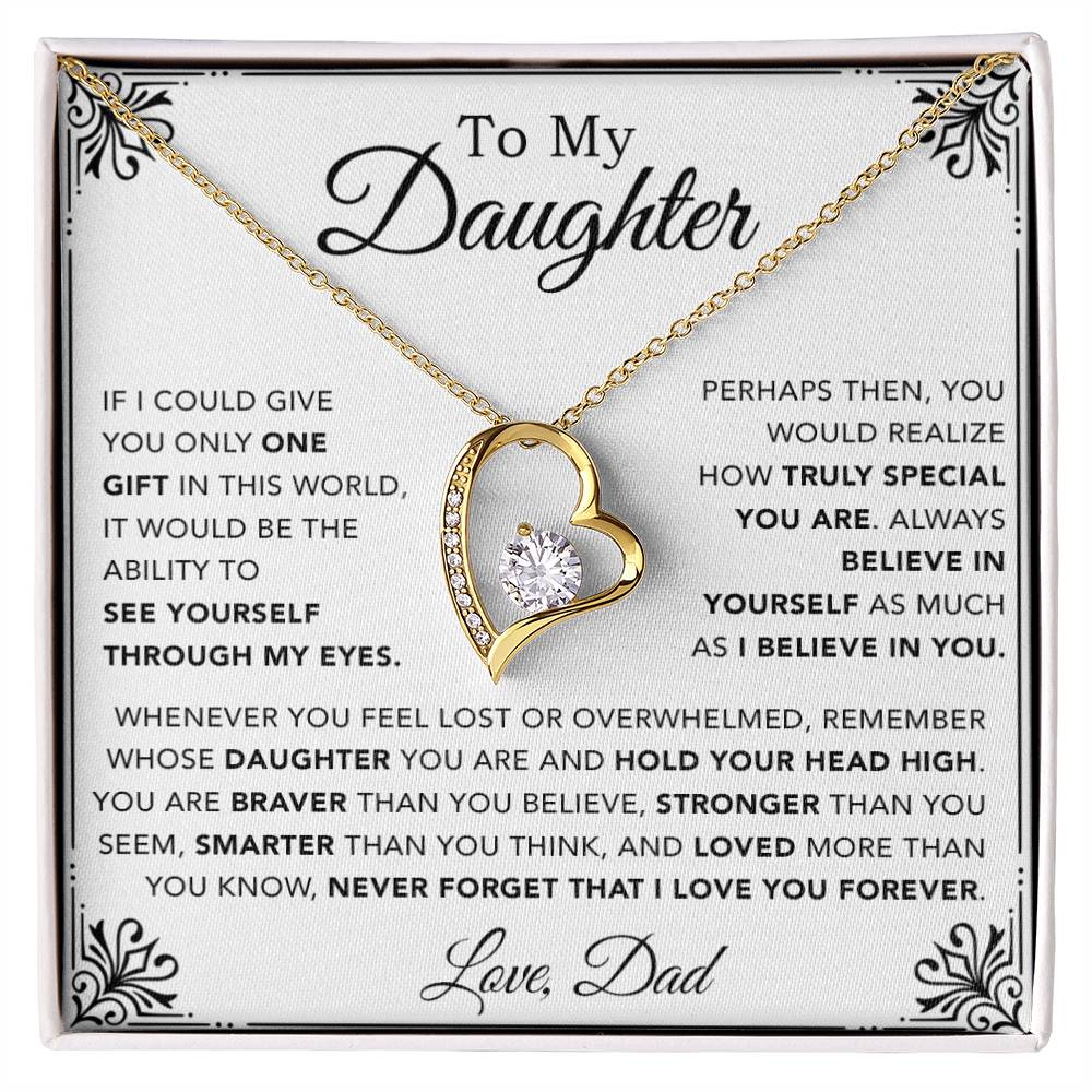 To My Daughter Necklace, Gift for Daughter from Dad, Father Daughter Necklace 1_12_NEW