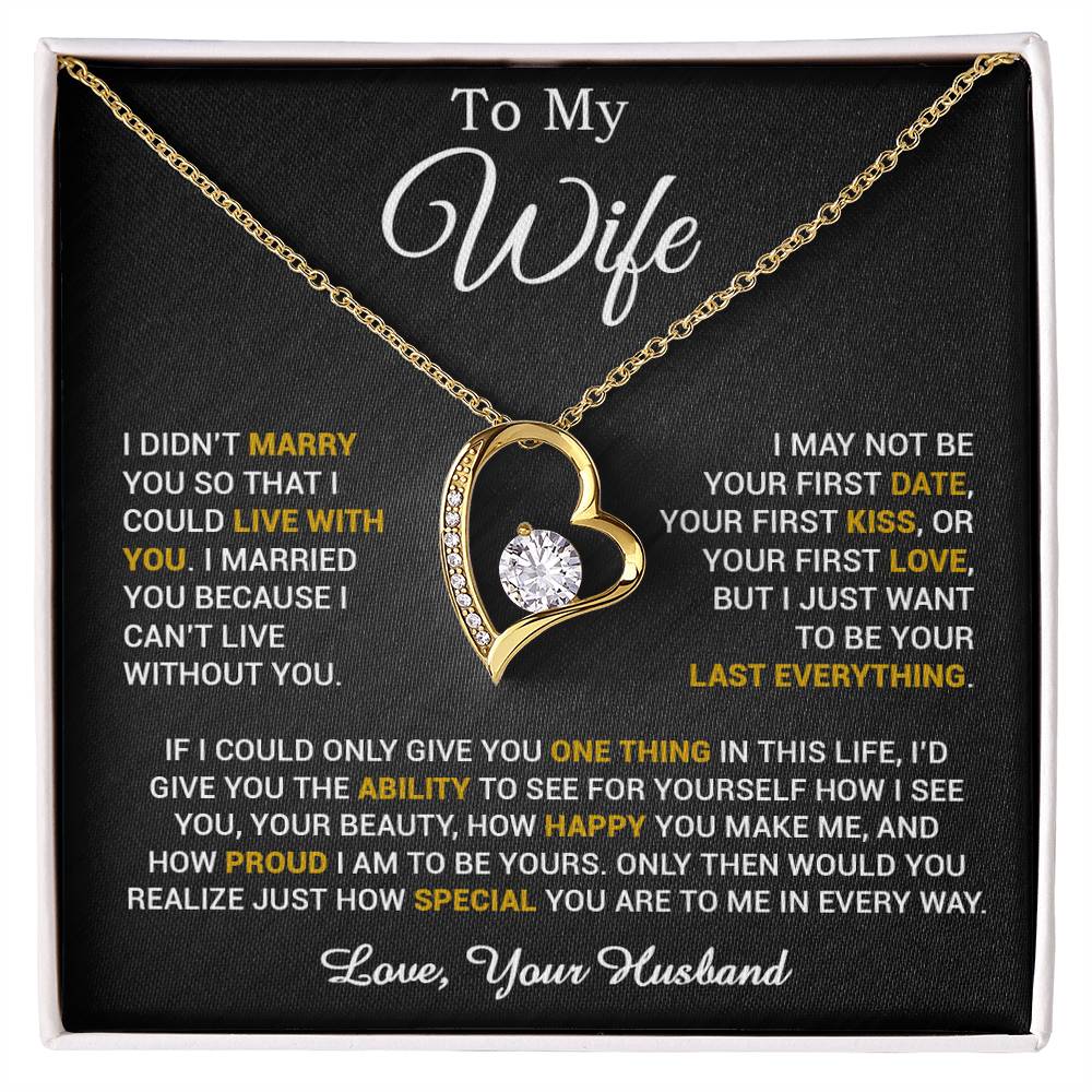 To My Wife Necklace, Gift For Wife, Anniversary Gift For Wife, Necklace For Wife 2_6