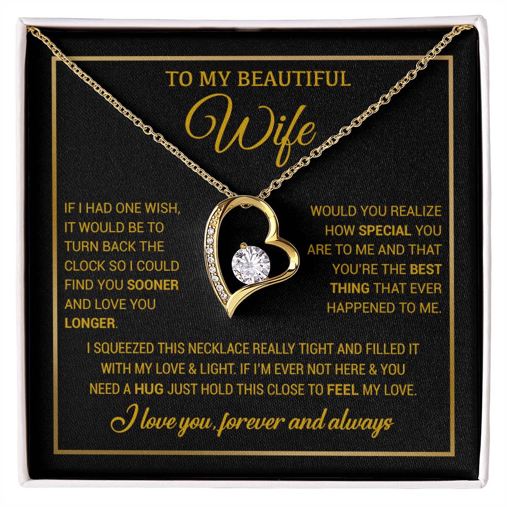 To My Wife Necklace, Christmas Gifts For Women, Anniversary Gift For Wife 19_11