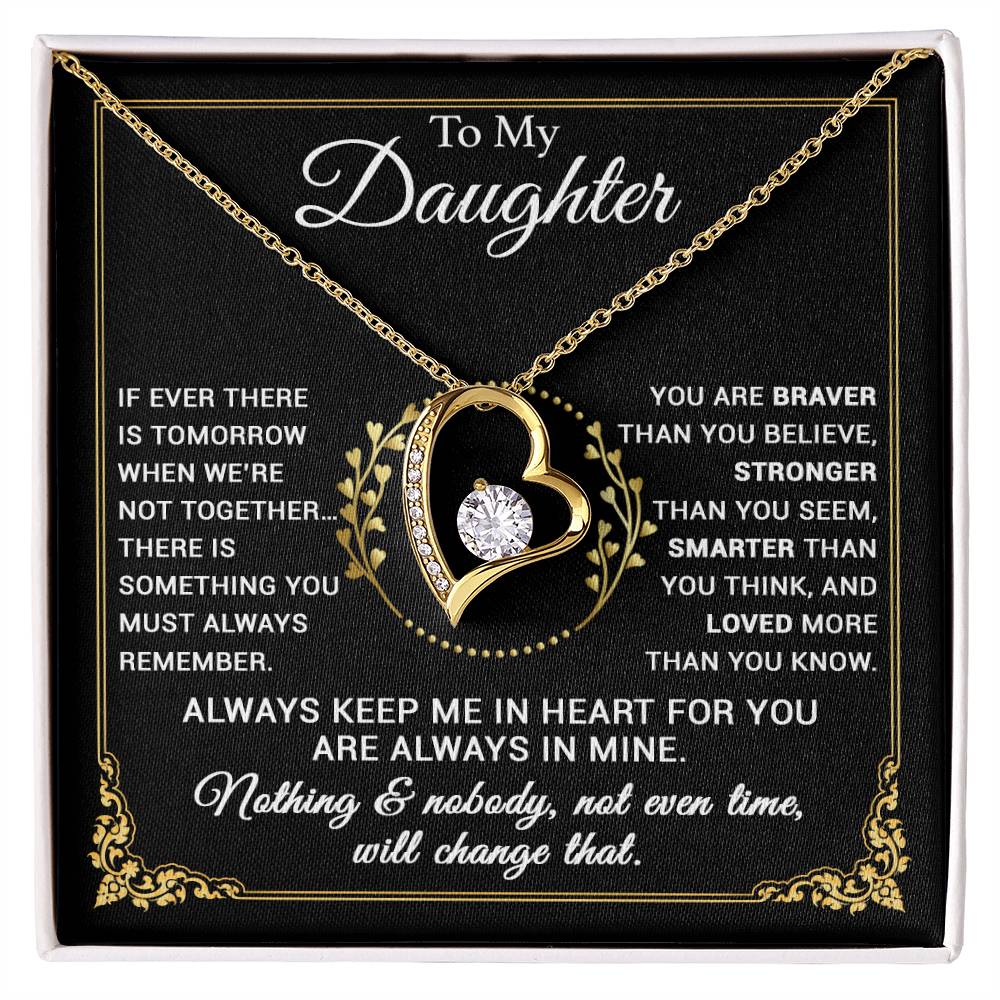 To My Daughter Necklace, Gift From Mom, Dad, Christmas Gift 4_11