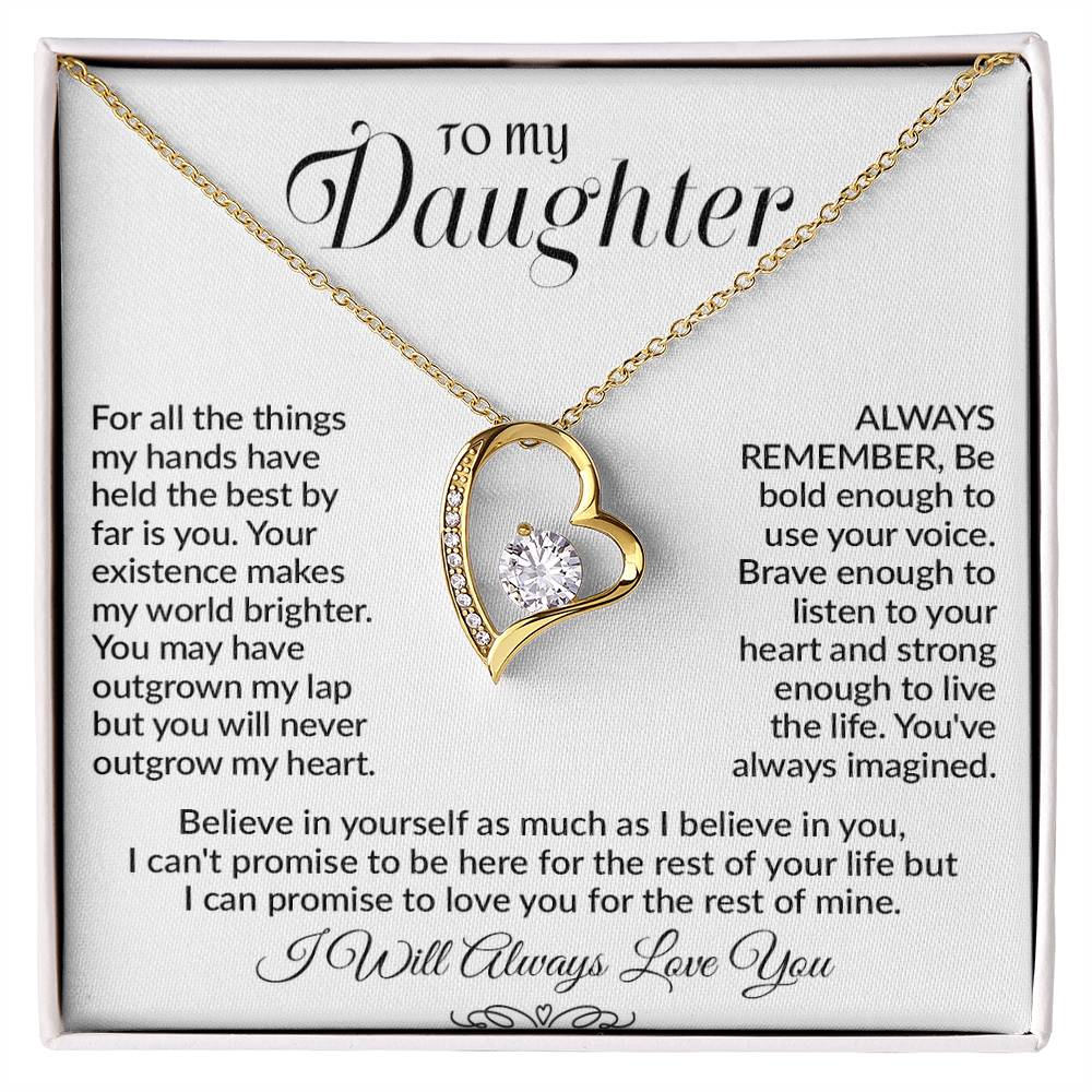 To My Daughter Necklace, Gift for Daughter from Dad, Daughter Father Necklace 6_10
