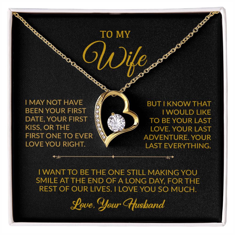 To My Wife Necklace, Gift For Wife, Anniversary Gift For Wife, Necklace For Wife