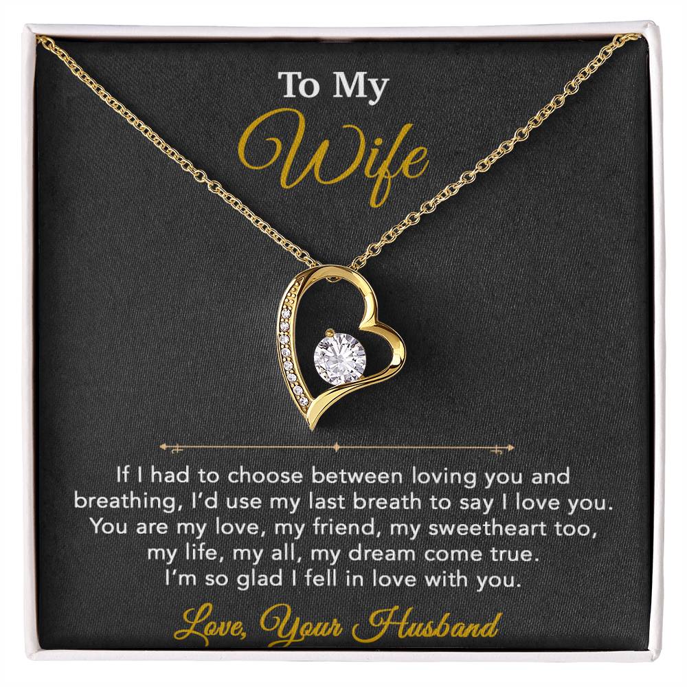 To My Wife Necklace, Wife Gift from Husband, Wife Birthday Gift, Christmas Gift 6_1