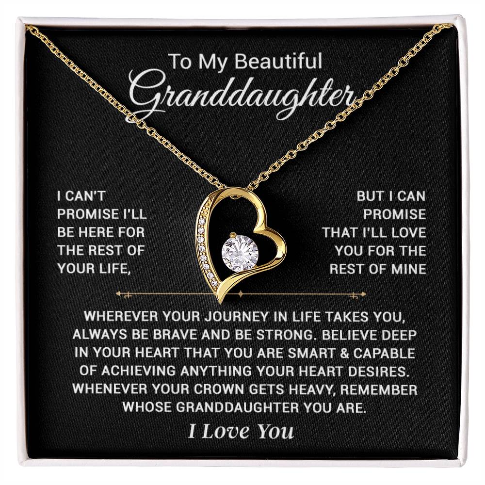 To My Granddaughter Necklace, Granddaughter Gift from Grandpa, Christmas Gift 8_11