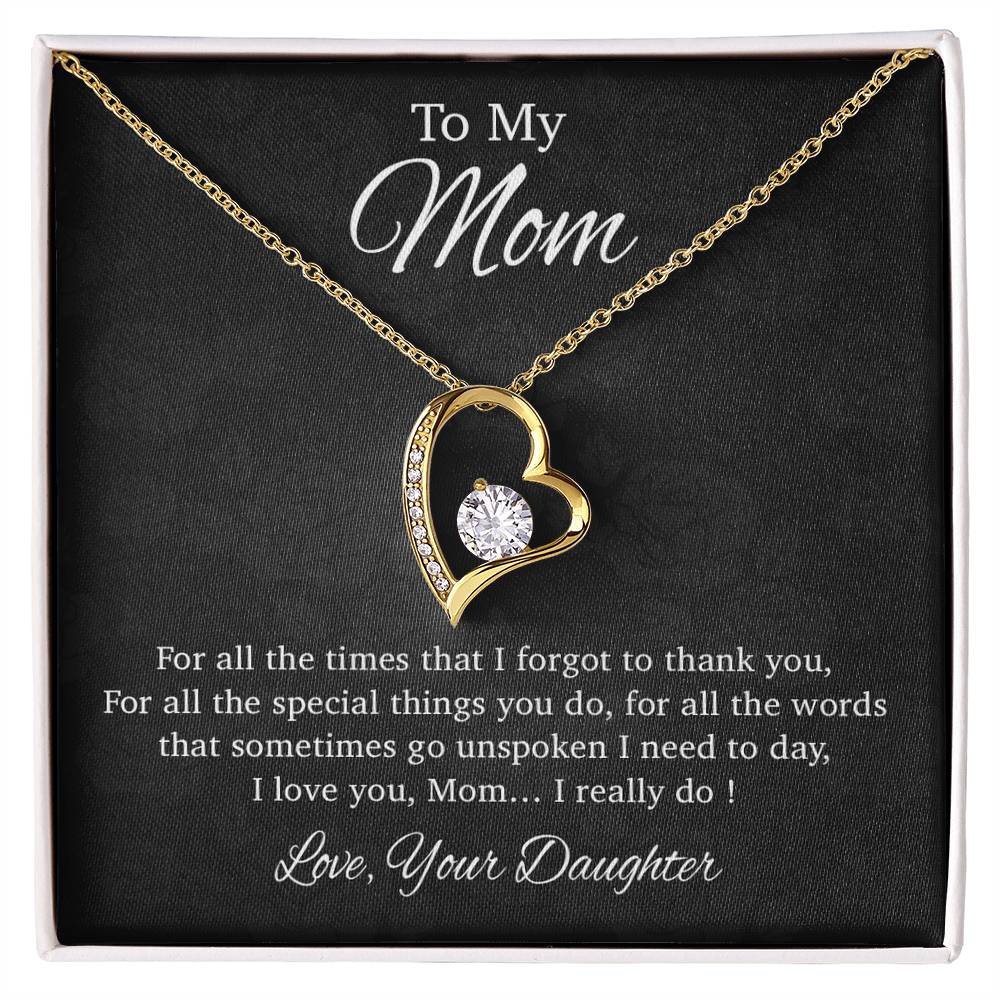 To My Mom Necklace, Gift For Mom From Daughter, Mother's Day Gifts 31_3