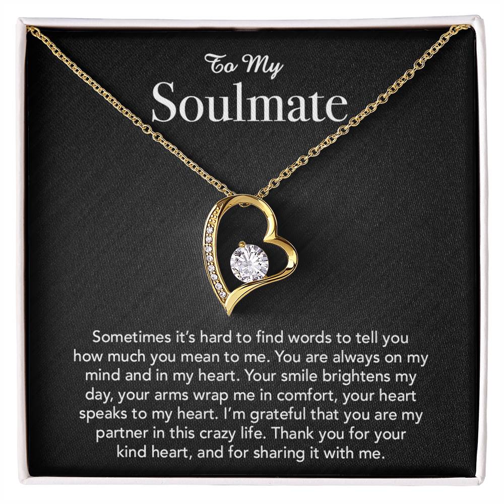 To My Soulmate Necklace, Gift For Wife, Anniversary Gift, Christmas Gift 3_5