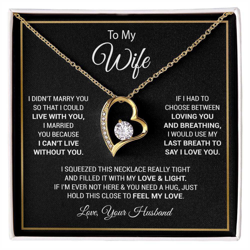 To My Wife Necklace, Anniversary Gift For Wife, Wife Birthday Gift, Gift For Wife, Romantic Gift 17_1