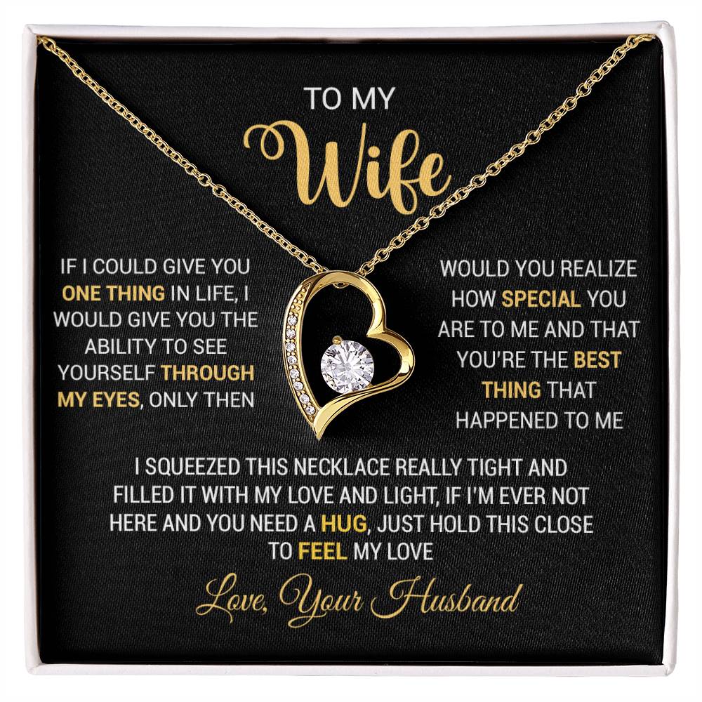 To My Wife Necklace, Gift For Wife, Anniversary Gift For Wife, Christmas Gift 25_9