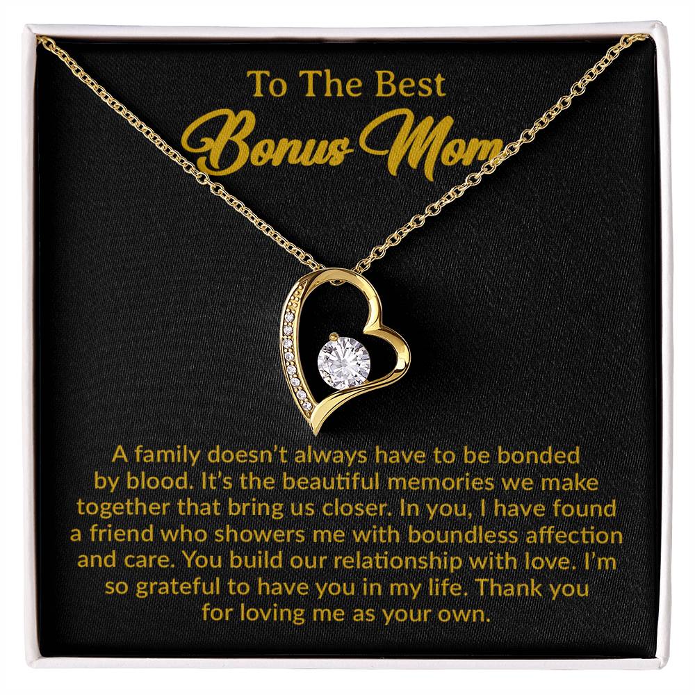 To My Bonus Mom Necklace from Daughter Son, Step Mom Gift, Mother's Day 10_12