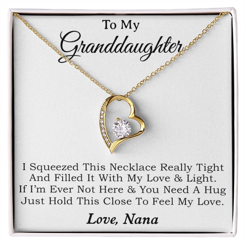 To My Granddaughter Necklace, Granddaughter Gift, Gifts for Granddaughters, Granddaughter Necklace 30_10