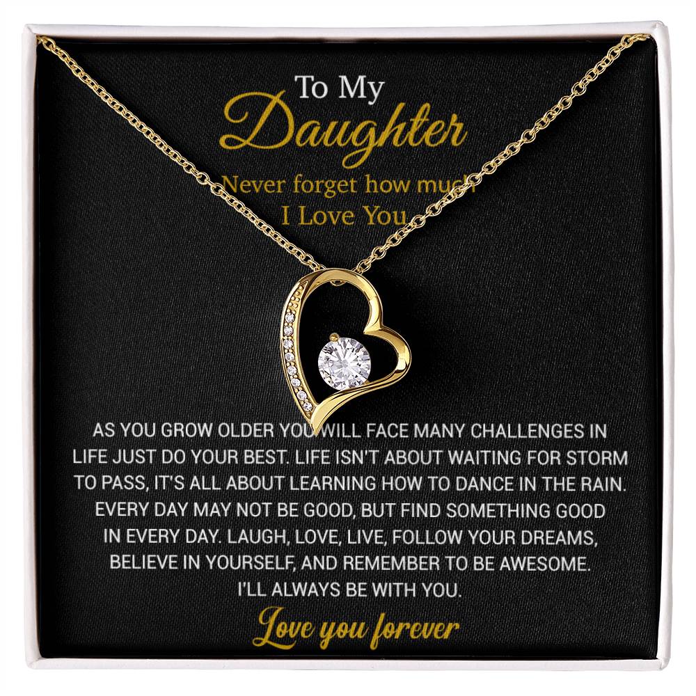 To My Daughter Necklace, Daughter Mother Necklace, Daughter Gift From Mom 29_11