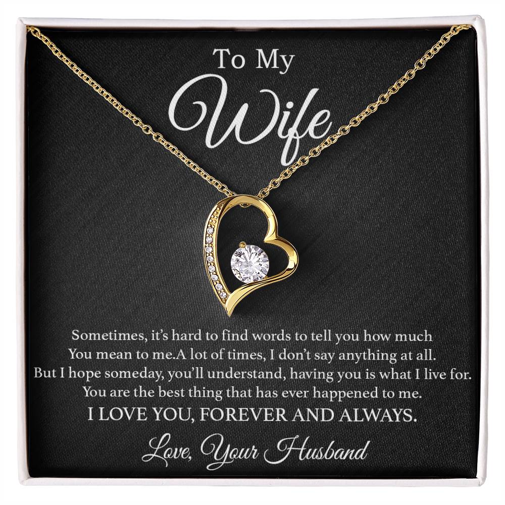 To My Wife Necklace, Gift For Wife, Anniversary Gift For Wife, Necklace For Wife 28_2