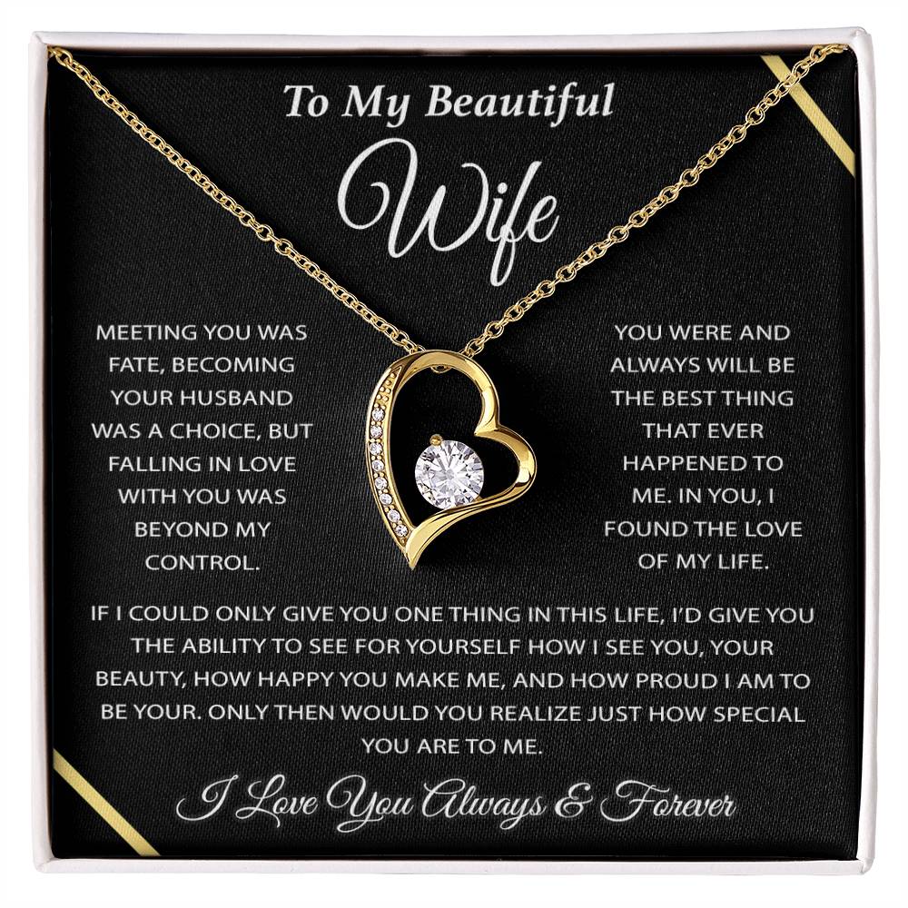 To My Wife Necklace, Wife Gift from Husband, Wife Birthday Gift, Christmas Gift 3_12