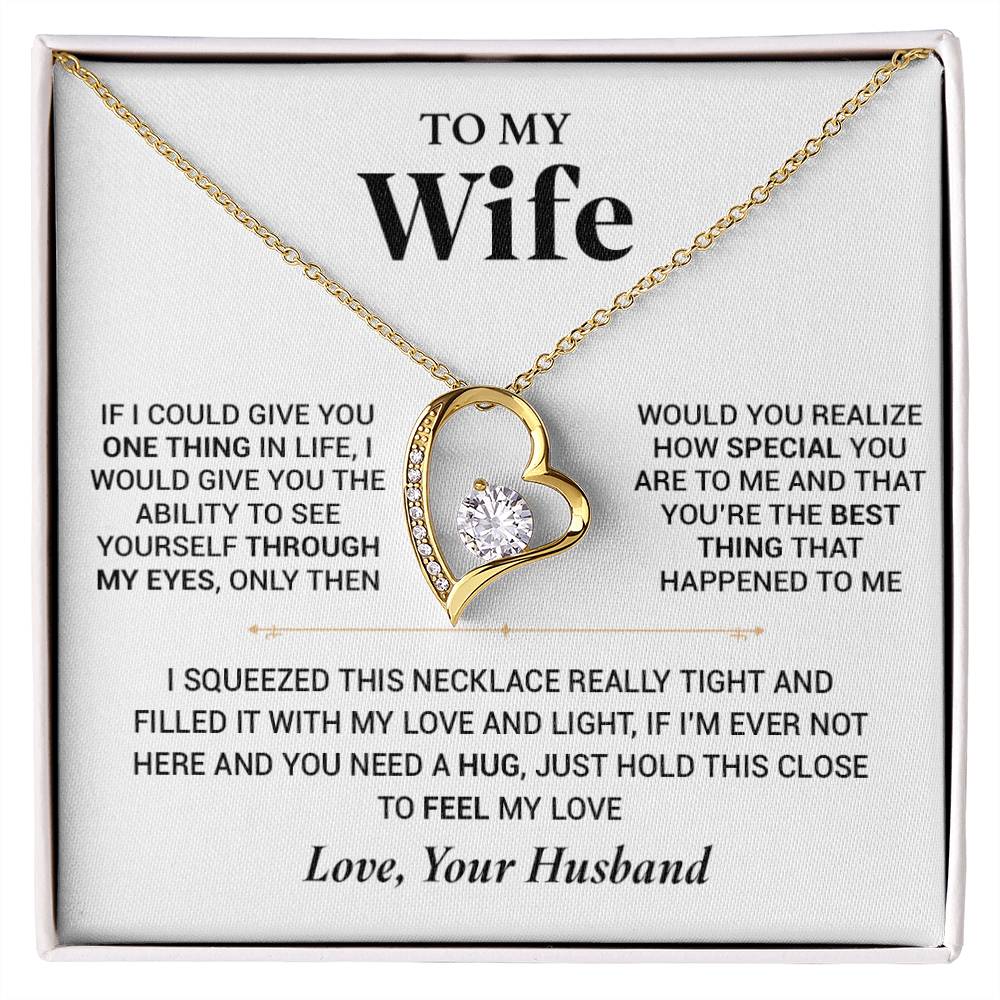 To My Wife Necklace, Christmas Gift For Wife, Christmas Gifts For Her, Wife Gift