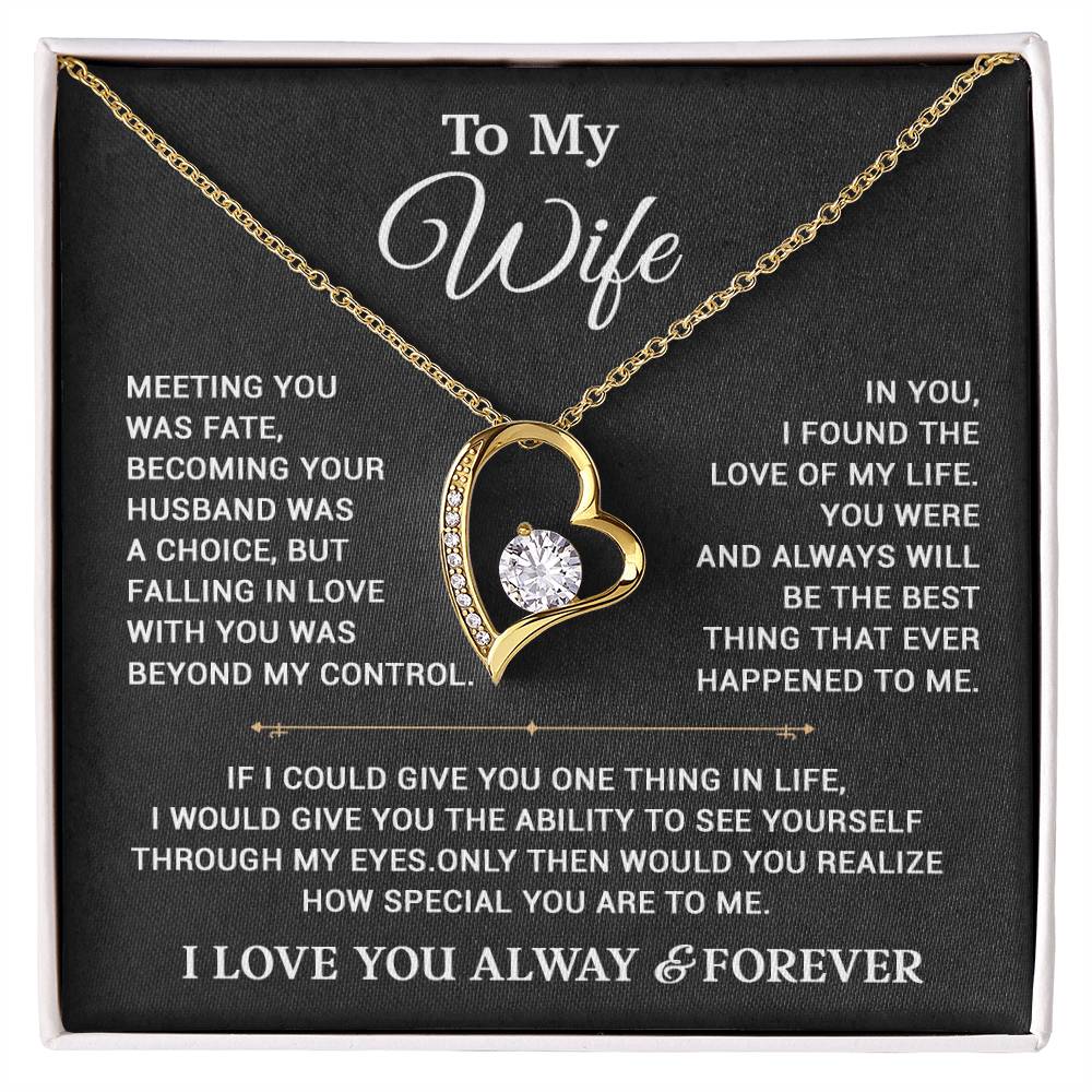 To My Wife Necklace, Gift For Wife, Anniversary Gift,Christmas Gift 7_10