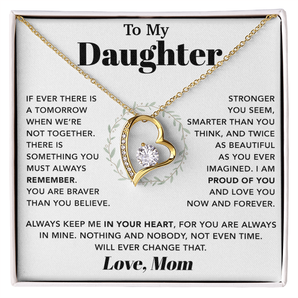 To My Daughter Necklace, Gift for Daughter from Mom And Dad, Mother Daughter Necklace 6_10