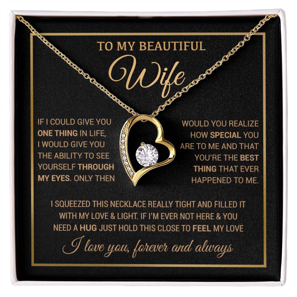 To My Wife Necklace, Christmas Gifts For Women, Anniversary Gift For Wife 5_11