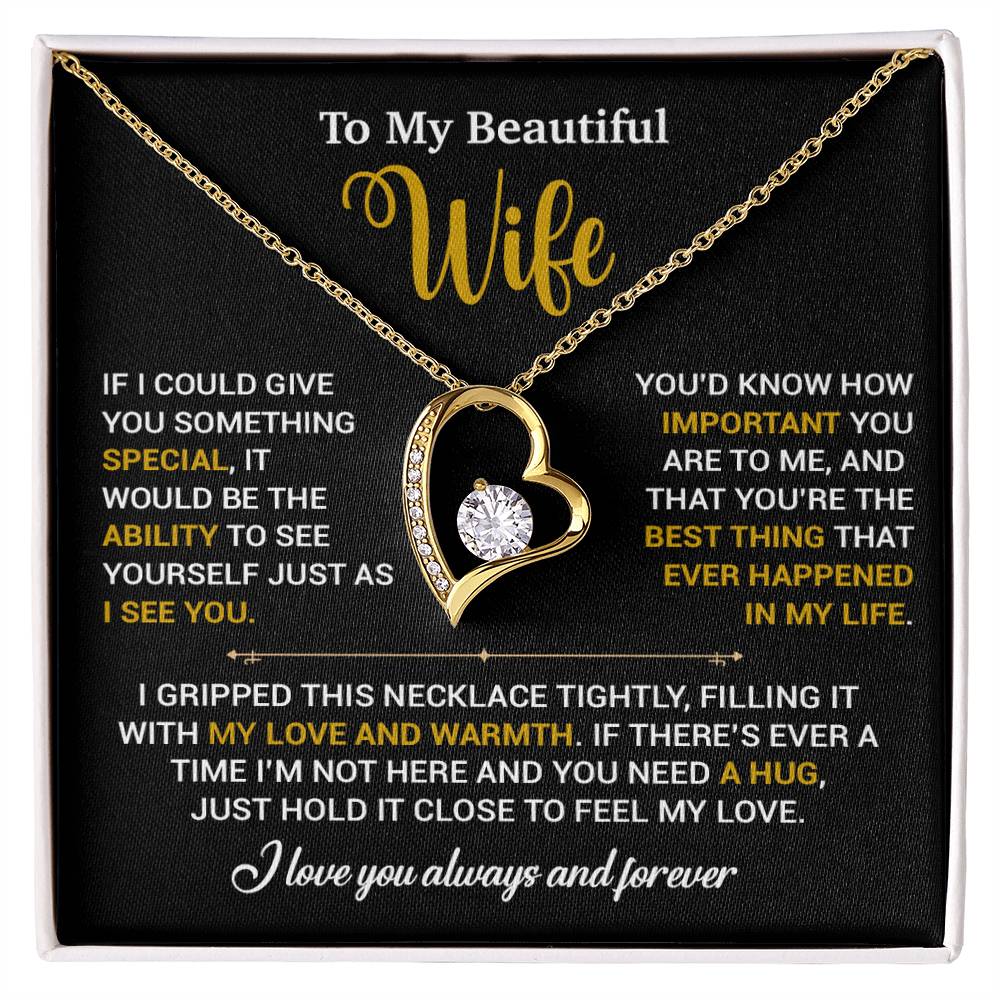 To My Wife Necklace, Christmas Gifts For Women, Anniversary Gift For Wife 25_11