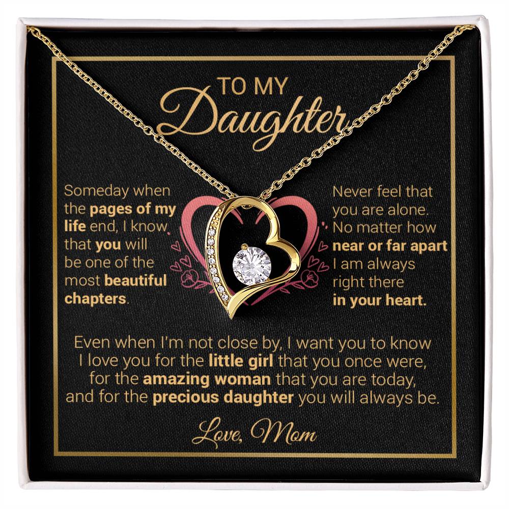 To My Daughter Necklace, Gift for Daughter from Dad And Mom Daughter 13_12