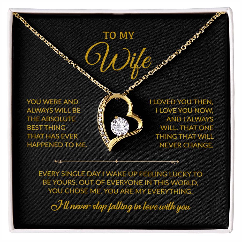 To My Wife Necklace, Gift For Wife, Anniversary Gift For Wife, Necklace For Wife