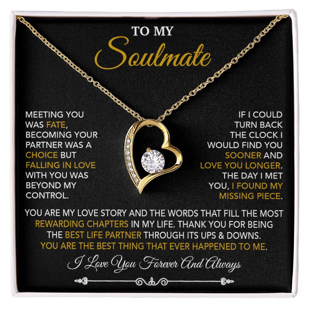 To My Soulmate Necklace, Soulmate Gift, Gift For Girlfriend, Christmas Gift 15_10