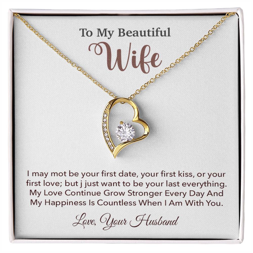 To My Wife Necklace, Wife Gift From Husband, Wife Husband Necklace, Christmas Gift 5_10
