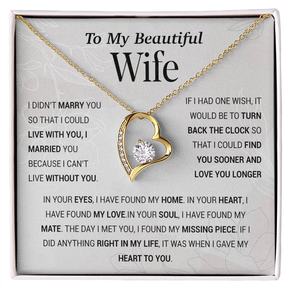 To My Wife Necklace, Gift For Wife, Anniversary Gift For Wife, Christmas Gift 27_11_HoaVan