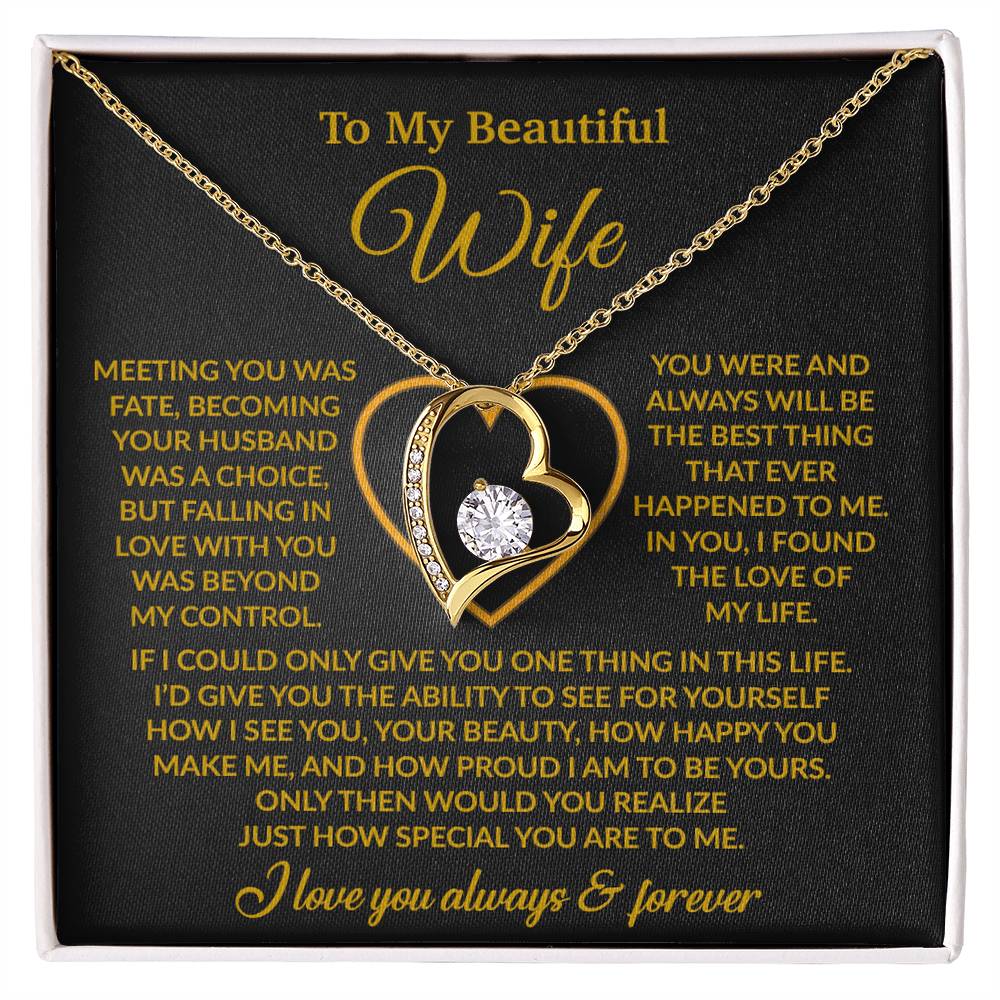 To My Wife Necklace, Wife Gift from Husband, Christmas Gift 27_11