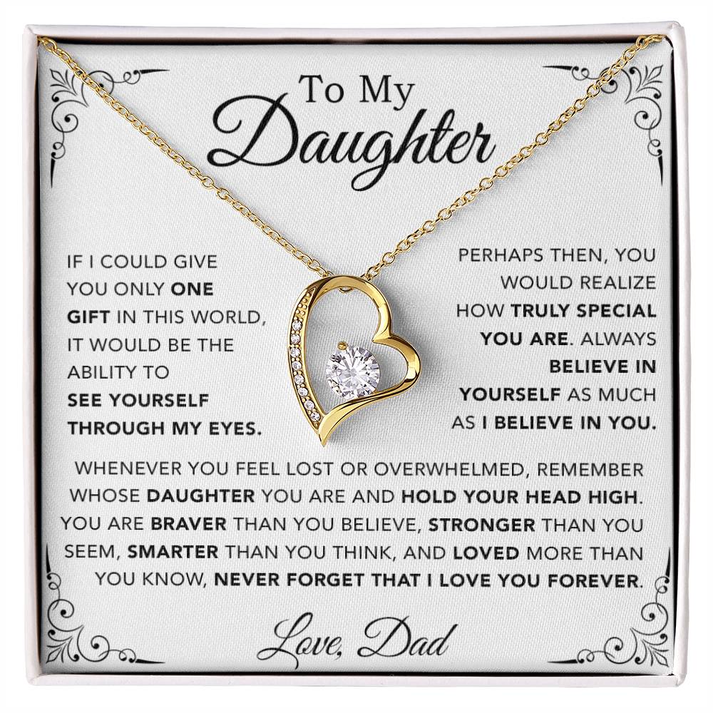 To My Daughter Necklace, Gift for Daughter from Dad, Father Daughter Necklace 11_10