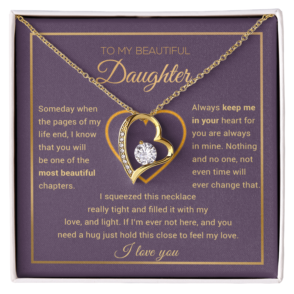 To My Daughter Necklace, Gift For Daughter From Dad, Daughter Father Necklace 30_11_Tim