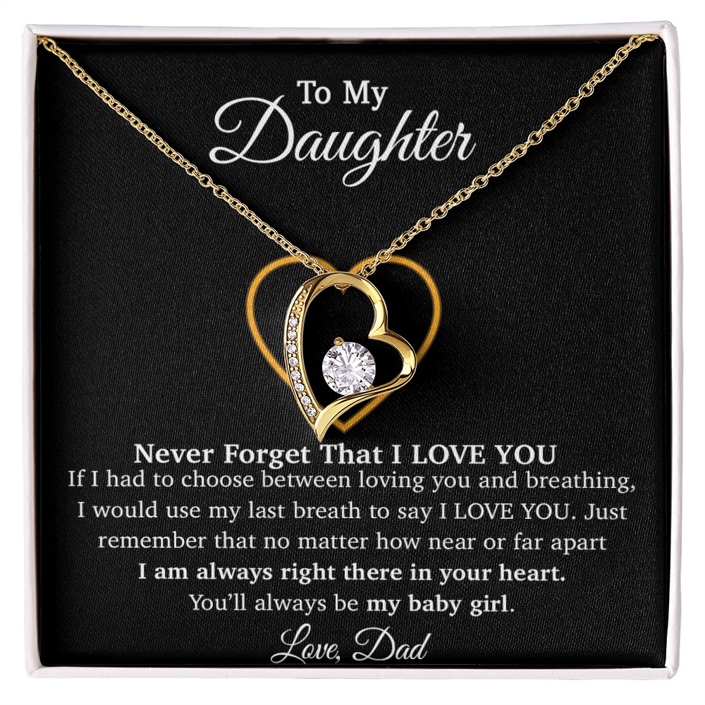 To My Daughter Necklace, Gift For Daughter From Dad, Daughter Father Necklace 8_1