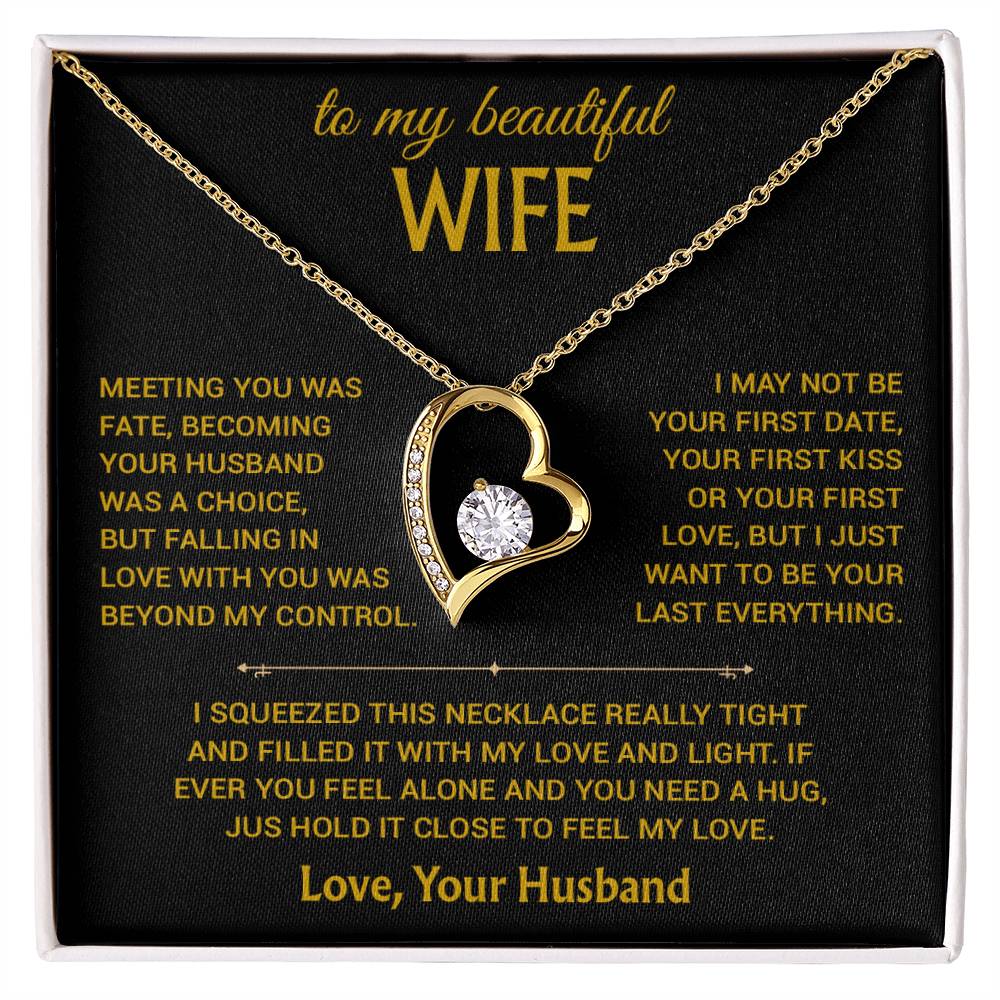 To My Wife Necklace, Christmas Gifts For Women, Anniversary Gift For Wife 13_12