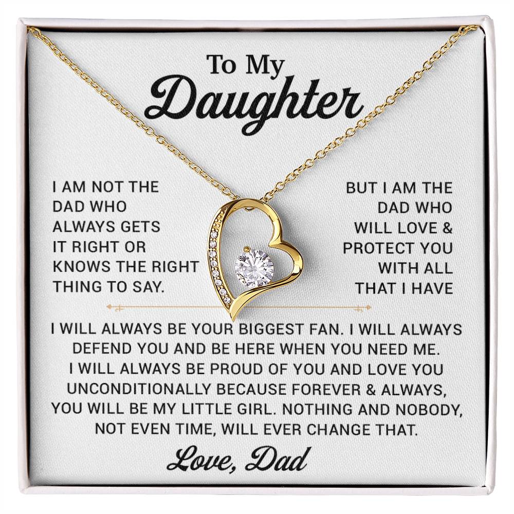 To My Daughter Necklace, Gift for Daughter from Dad, Father Daughter Necklace 1_11