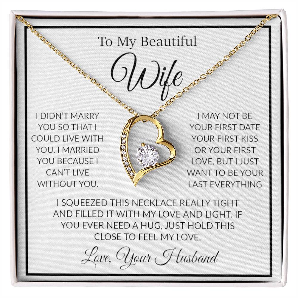 To My Wife Necklace, Gift For Her, Gift For Wife, Wife Jewelry, Christmas Gift 16_1