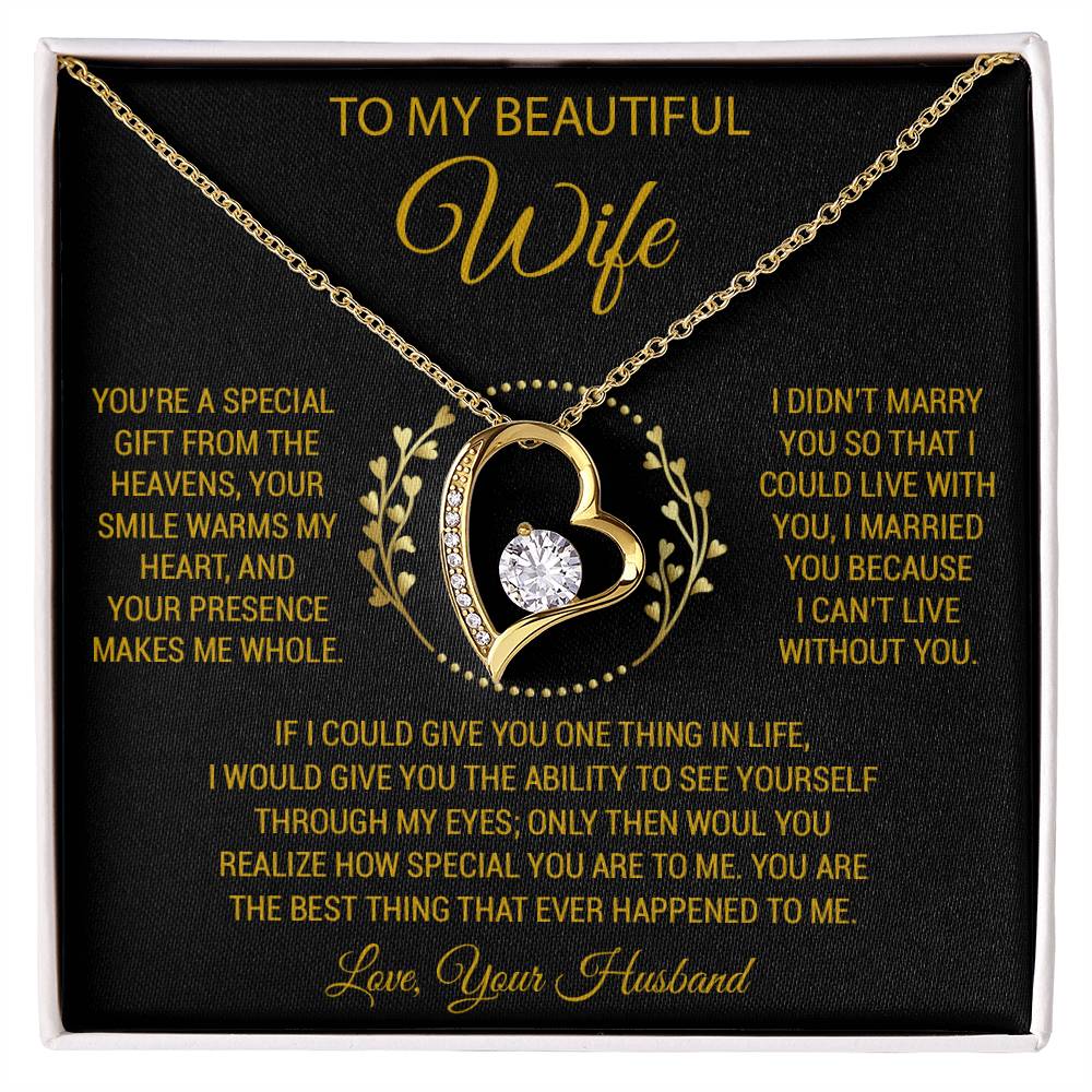 To My Wife Necklace, Anniversary Gift For Wife, Wife Birthday Gift, Gift For Wife 3_6