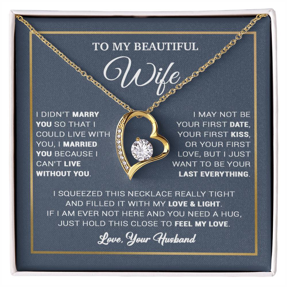 To My Wife Necklace, Gift For Wife, Anniversary Gift For Wife, Christmas Gift 13_12