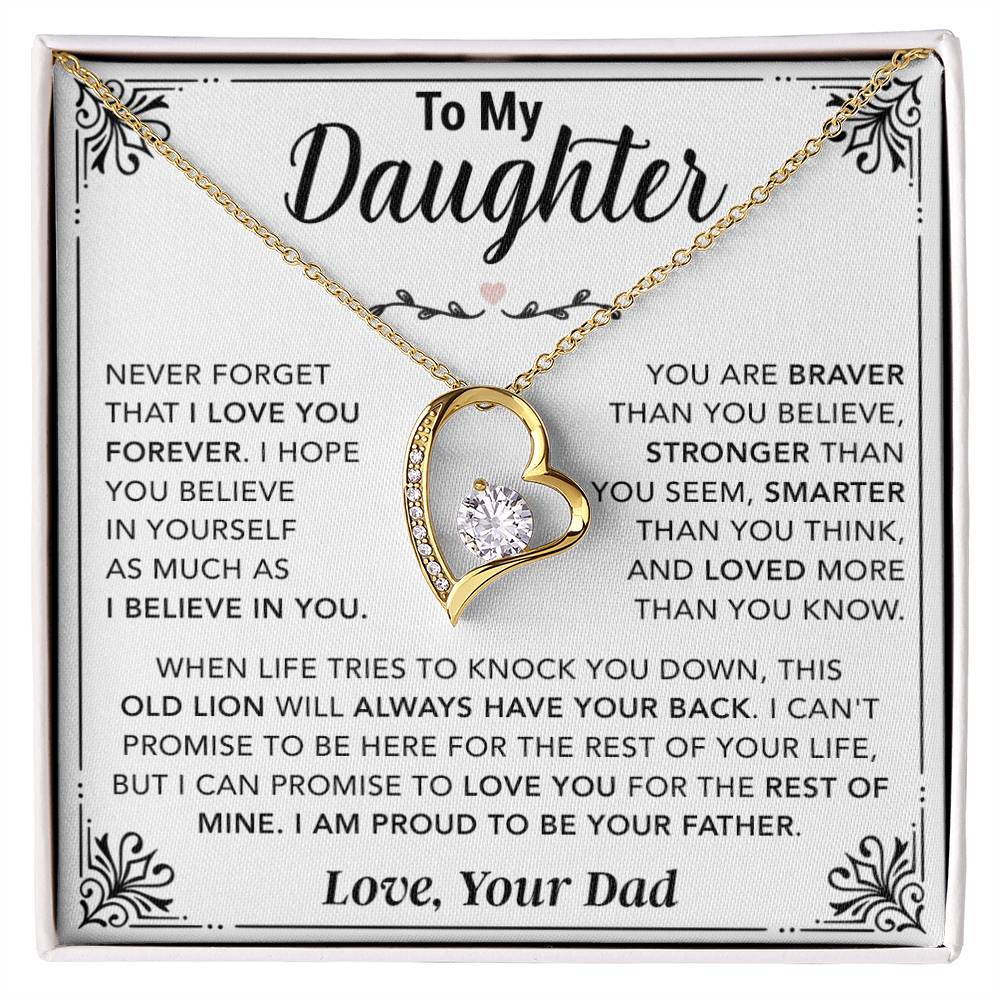 To My Daughter Necklace Gift for Daughter from Dad,Daughter Father Necklace 2_12