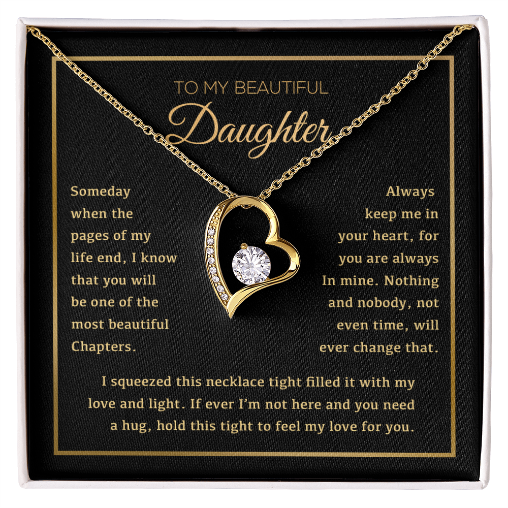 To My Daughter Necklace, Daughter Gift from Dad, Mom, Daughter Birthday Gift, Christmas Gift for Her 14_1