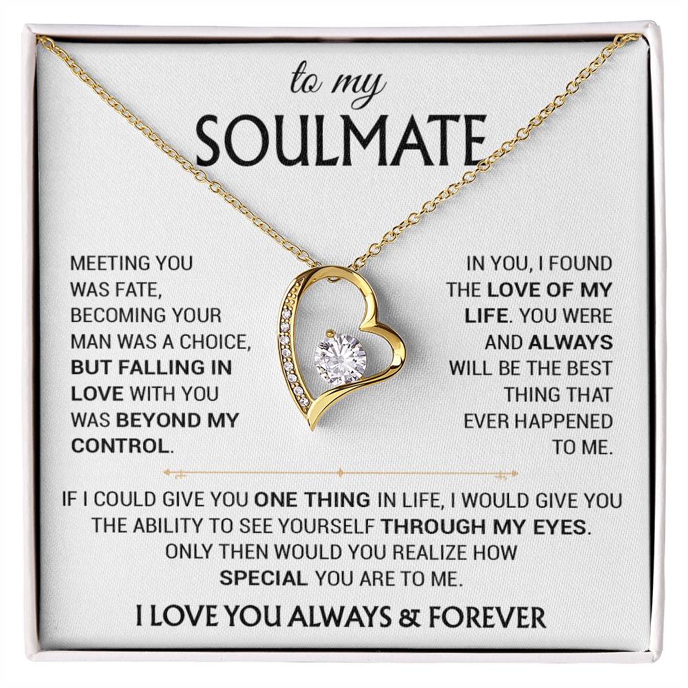 To My Soulmate Necklace, Soulmate Gift, Gift For Girlfriend, Christmas Gift 11_12