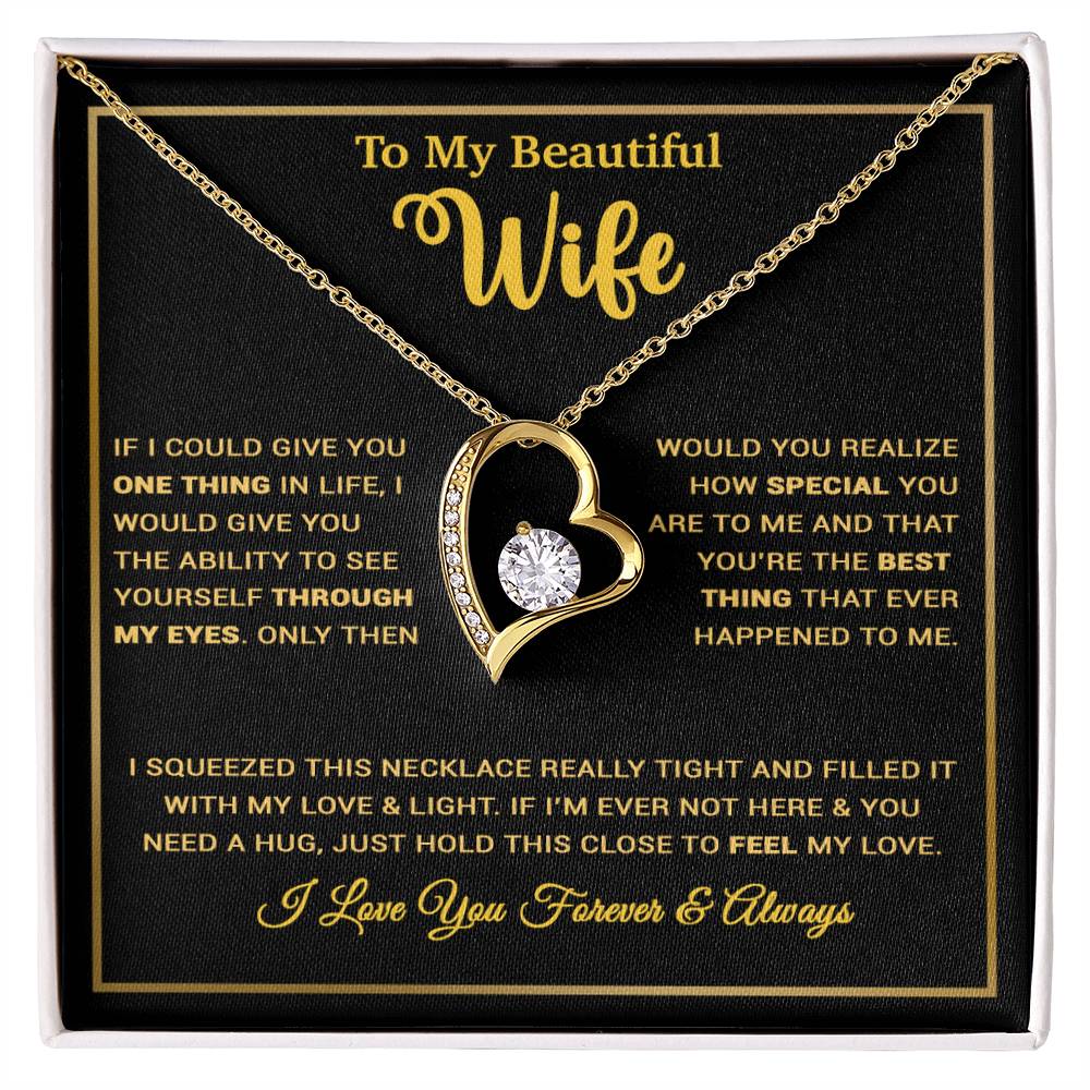 To My Wife Necklace, Gift For Wife, Anniversary Gift For Wife, Christmas Gift 30_11