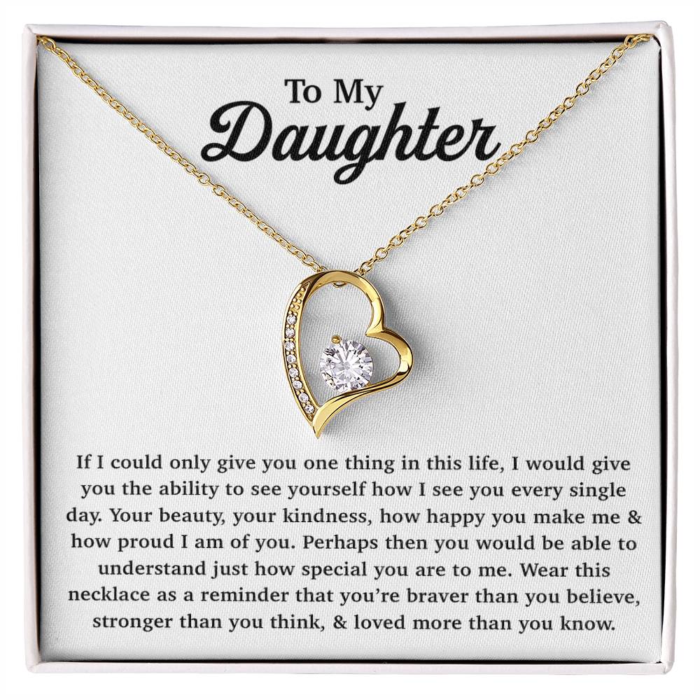 To My Daughter Necklace Gift From Dad, Daughter Gift, Father Daughter Necklace 22_11