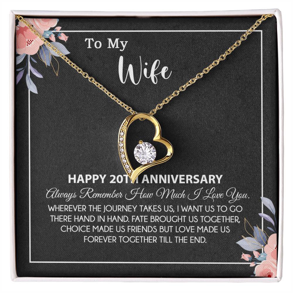 20th Anniversary Gift For Wife Necklace, 20 Year Anniversary, 20th Wedding Gift _28_8