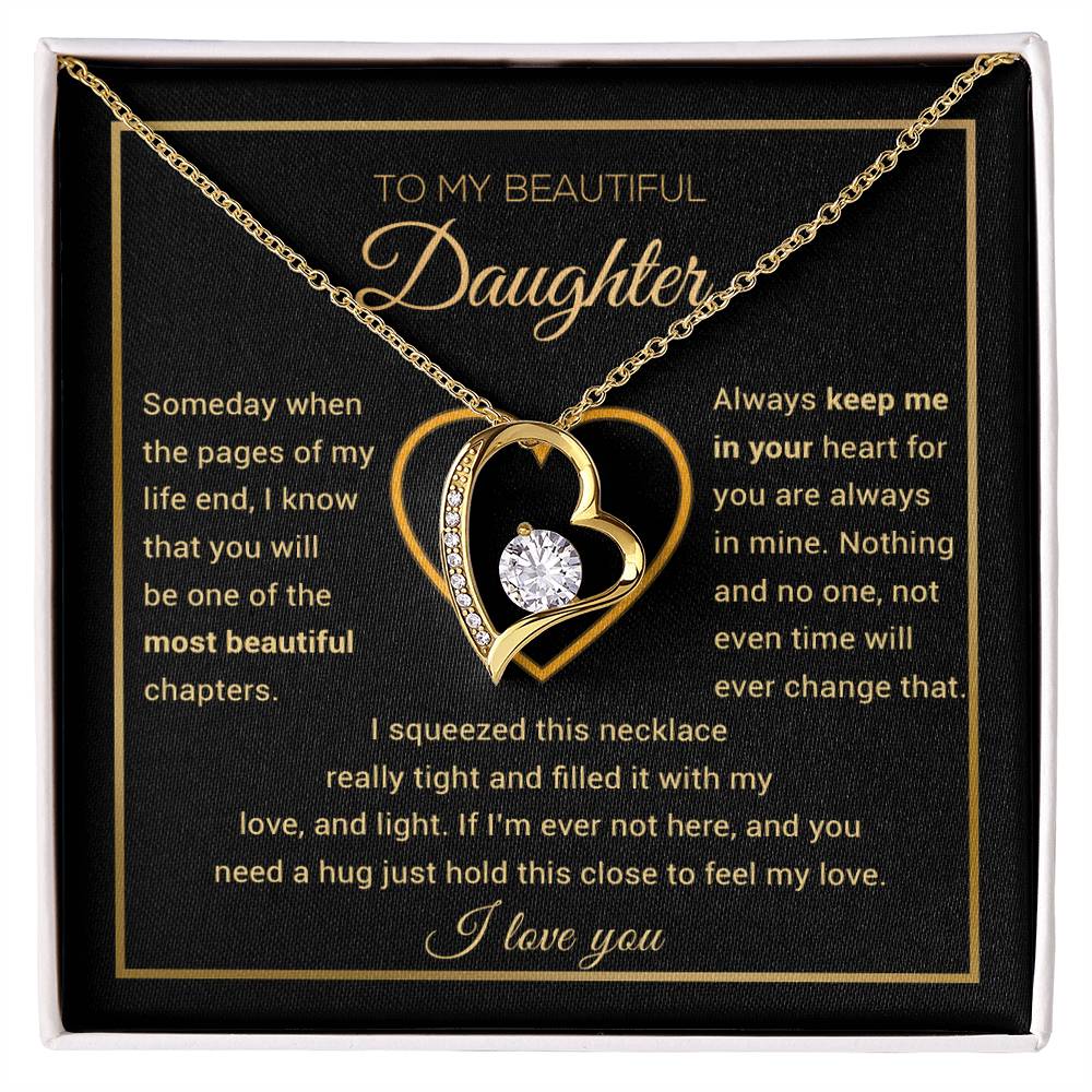 To My Daughter Necklace, Daughter Gift from Dad, Mom, Daughter Birthday Gift, Christmas Gift 13_11