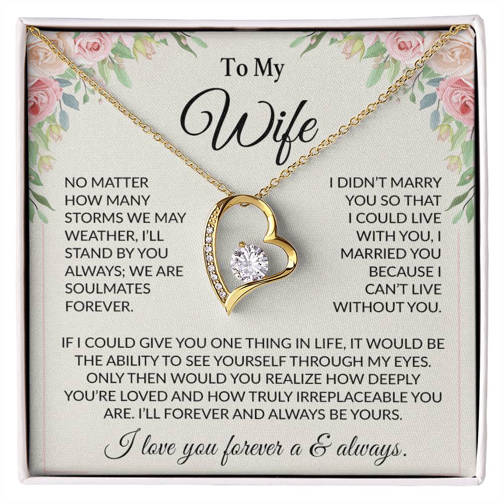 To My Wife Necklace, Christmas Gifts For Women, Anniversary Gift For Wife 18_10